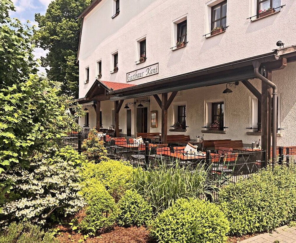 Biergarten des Gasthauses Kani