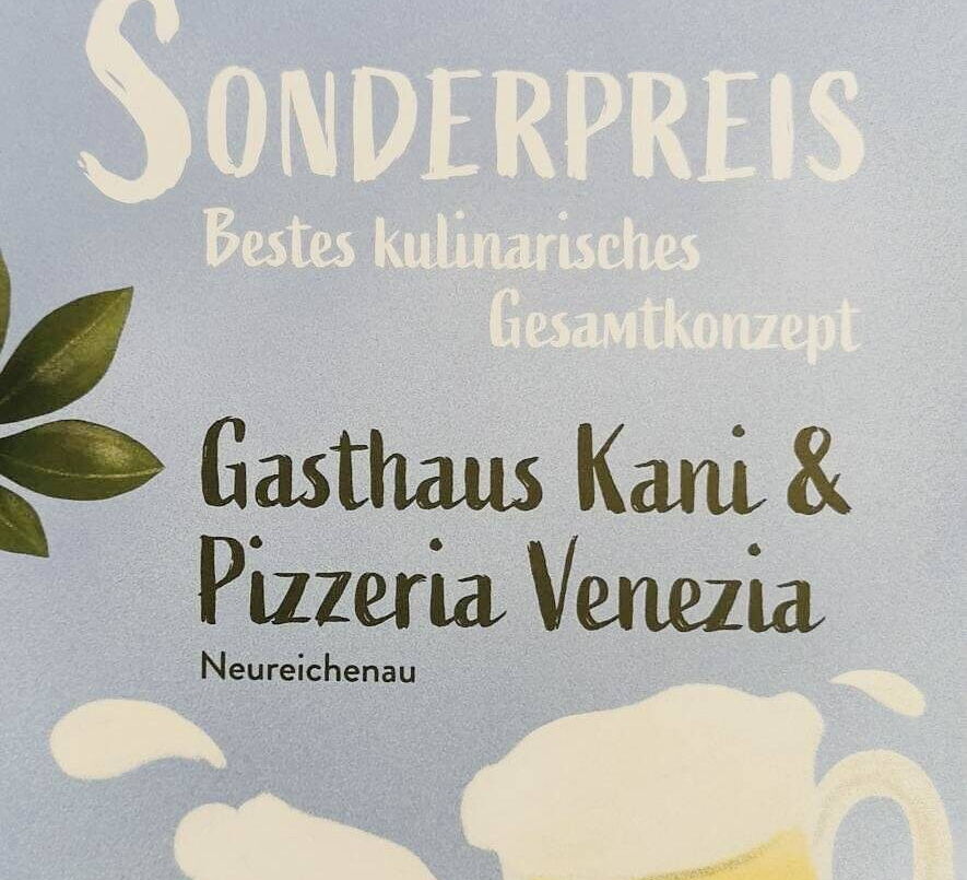 Urkunde: Sonderpreis Bestes kulinarisches Gesamtkonzept 2026